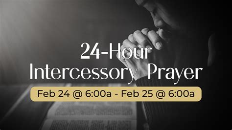 Next, the Coordinator should research and evaluate the church's current <b>prayer</b>. . 24 hour intercessory prayer line